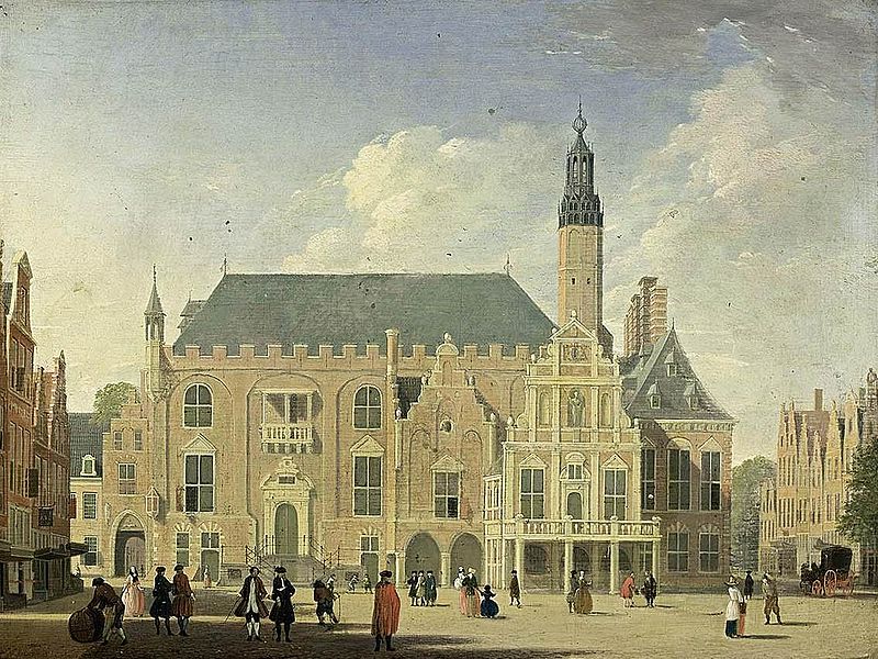 Haarlem: view of the Town Hall